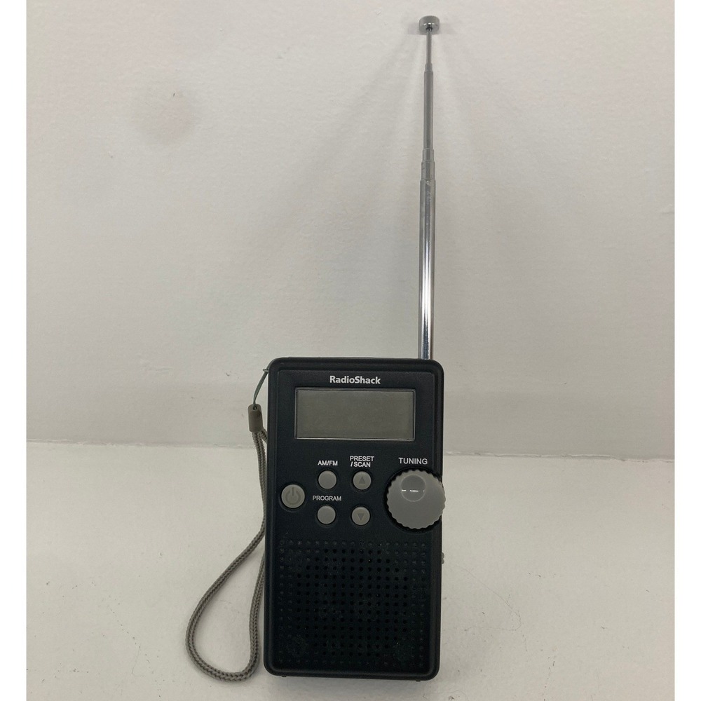 VTG Radio Shack Digital Pocket Radio Portable AMFM 1200587 Tested Works w/Manual - Picture 9 of 16